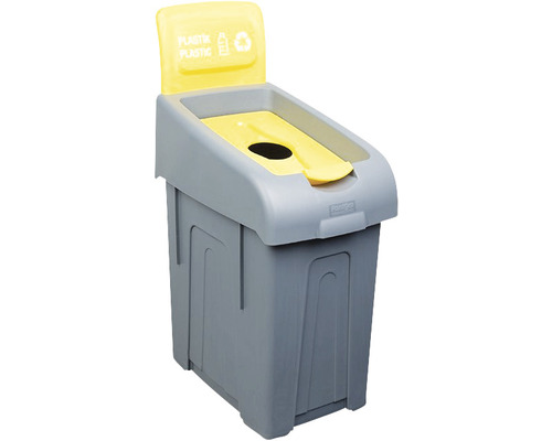 Coș gunoi PROCYCLE 24 pentru colectare selectivă plastic cu capac dedicat 50 l Coș de gunoi pentru deșeuri de plastic