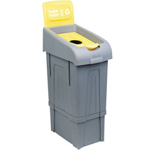 Coș de gunoi pentru sortarea deșeurilor de plastic