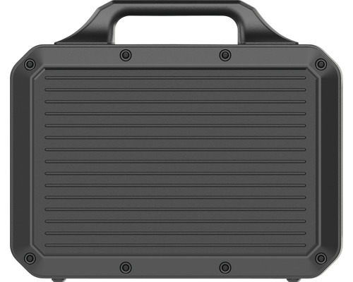 Cutie de scule neagră cu mâner