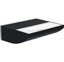 Lumină de perete neagră cu lumină LED integrată