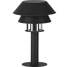 Lumină de exterior neagră cu două abajururi