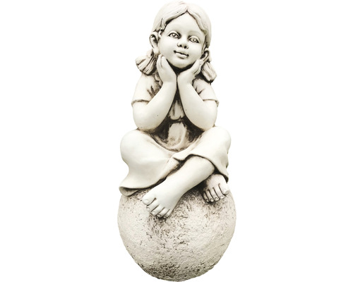 Statuie Fată pe minge 26x25x54 cm