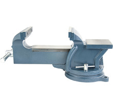 Menghină de banc 100mm din fontă culoare albastră, rotativă-thumb-3