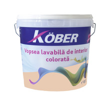 Vopsea lavabilă gata colorată pentru interior Köber galben oriental 8,5 l-thumb-0