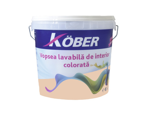Vopsea lavabilă gata colorată pentru interior Köber galben oriental 8,5 l