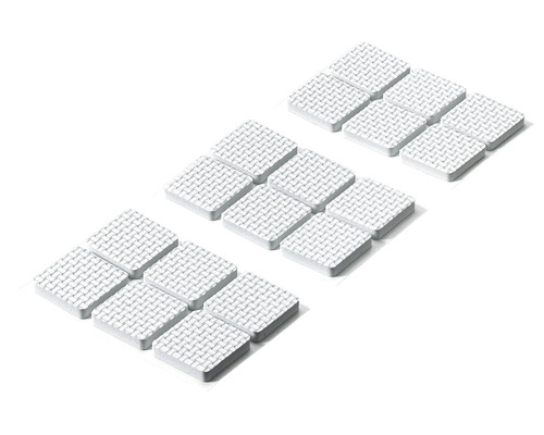 Amortizor anti-alunecare pentru mobilă Hettich 28x28x5mm, alb, pachet 18 bucăți, autoadezive