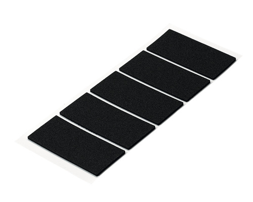 Amortizor anti-alunecare pentru mobilă Hettich 40x90x2mm, negru, pachet 5 bucăți, autoadezive