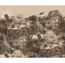 Fototapet vlies 543629 Curiosity Jungle bej 371x300 cm