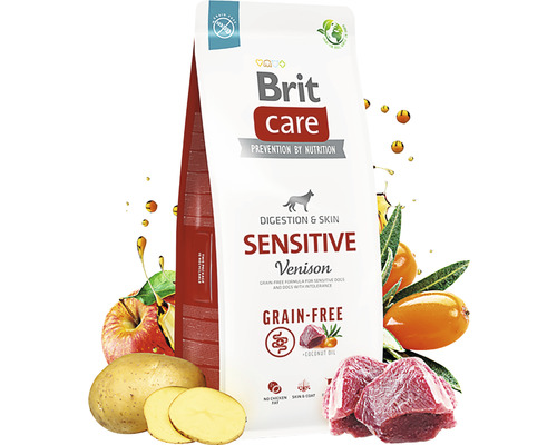 Brit Care Sensitive hrană pentru câini cu carne de vânat