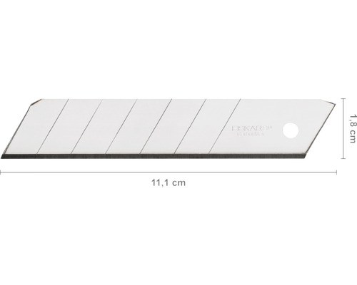 Lamă de schimb pentru cuțit de tăiat Fiskars, lungime 11,1 cm