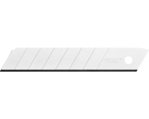 Lame segmentate pentru cuțit, Fiskars, din oțel, 25mm, set 10 bucăți
