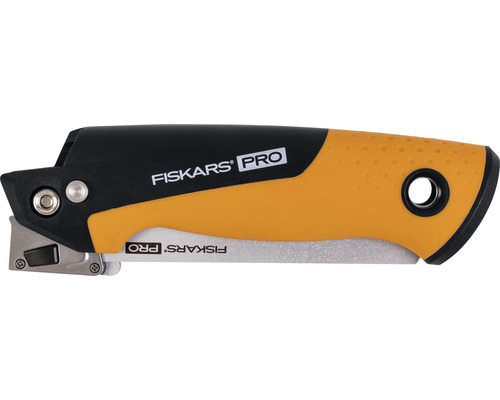 Cuțit pentru covoare Fiskars Pro cu lamă retractabilă