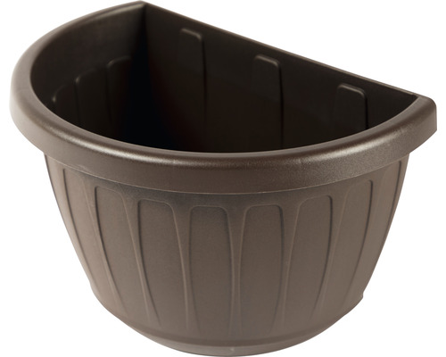Ghiveci de perete semicircular din plastic