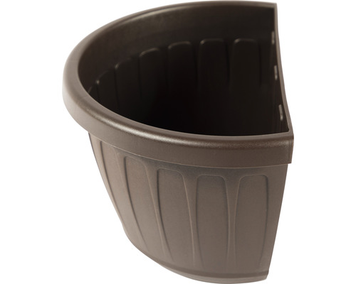Ghiveci de perete semicircular din plastic