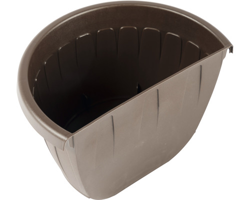 Ghiveci de flori semicircular pentru montare pe perete