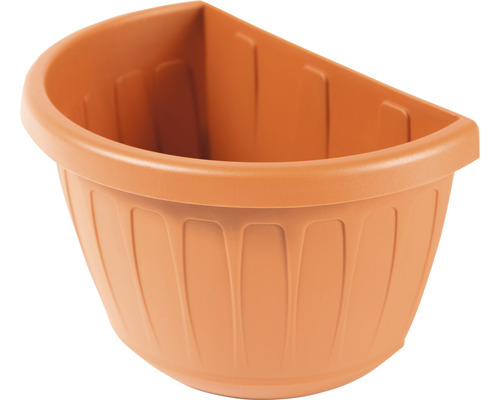 Ghiveci de perete semicircular din plastic