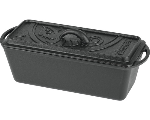 Formă de copt pâine din fontă cu capac