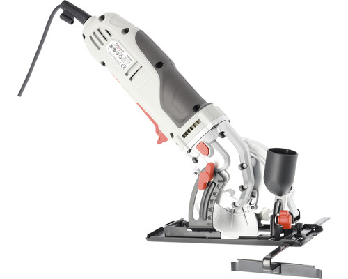 Fierăstrău circular electric cu adâncime de tăiere reglabilă pentru prelucrarea lemnului