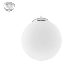 Lampa suspendată cu abajur sferic