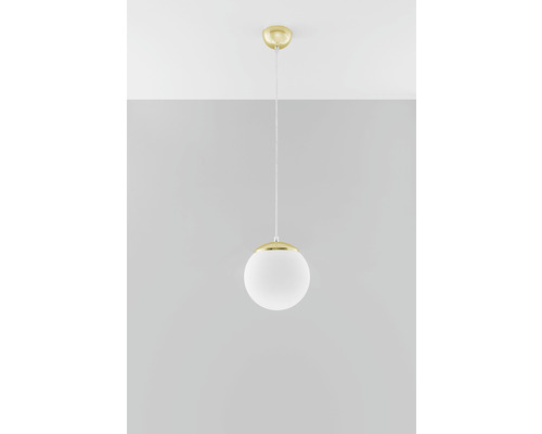 Lampă suspendată cu abajur sferic