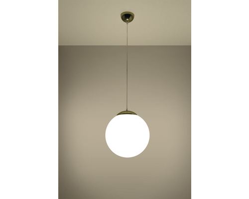 Lumină suspendată sferică cu suspensie