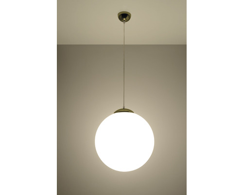 Lustr cu abajur sferic