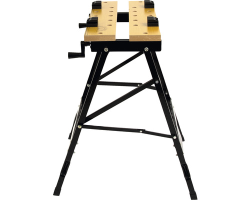 Banc de lucru cu menghine și cadru din oțel