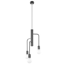 Lumină suspendată cu trei lămpi pentru utilizare în interior