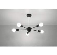 Plafonieră modernă cu șase becuri