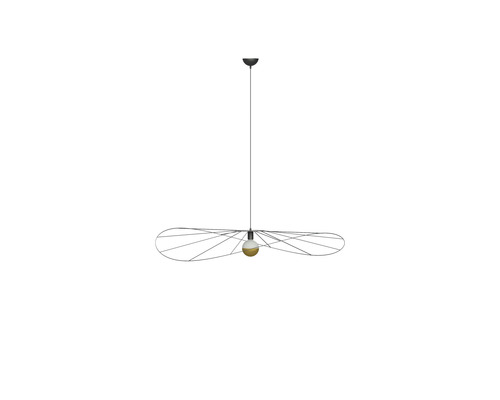 Lumină suspendată cu design decorativ și un bec