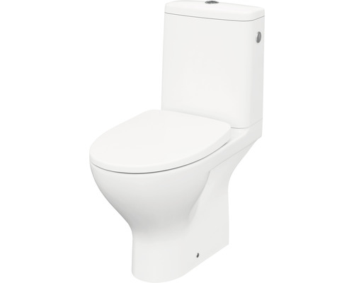 Set WC compact Cersanit Moduo incl. rezervor & capac WC, evacuare orizontală