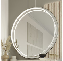 Oglindă rotundă cu iluminare LED