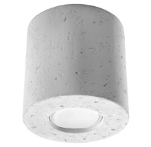 Lumină de plafon cilindrică din beton