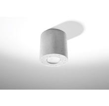 Lumină de tavan cilindrică din beton