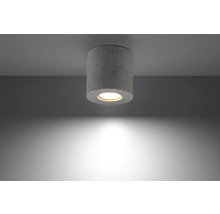 Lumină de plafon din beton cu con de lumină
