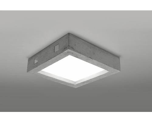 Plafonieră pătrată din beton