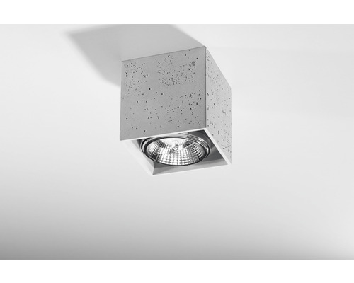 Lumină de tavan din beton cu spot