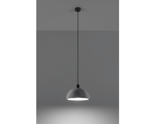 Lampa suspendată cu abajur rotund