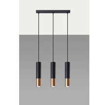 Lămpi suspendate cu trei lumini în design cilindric
