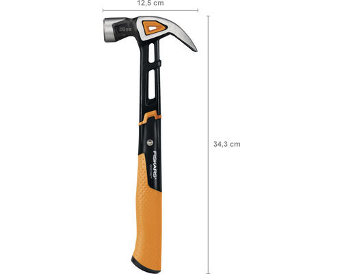Ciocan Fiskars, lățime cap 12,5 cm, lungime 34,3 cm
