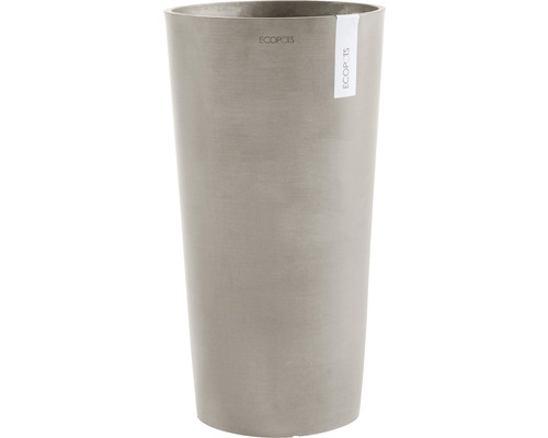 Ghiveci Ecopots Amsterdam plastic Ø 34 cm H 66 cm nisipiu
