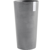 Ghiveci Ecopots Amsterdam plastic Ø 34 cm H 66 cm gri