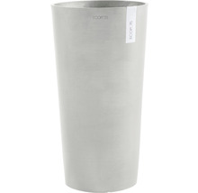 Ghiveci Ecopots Amsterdam plastic Ø 34 cm H 66 cm alb gri