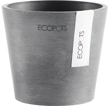Ghiveci Ecopots Amsterdam Mini plastic Ø 10,5 cm H 9,2 cm gri