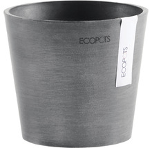 Ghiveci Ecopots Amsterdam Mini plastic Ø 13 cm H 11,4 cm gri