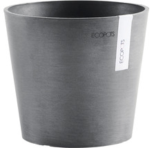 Ghiveci Ecopots Amsterdam Mini plastic Ø 17 cm H 14,9 cm gri