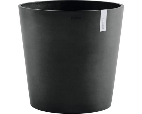 Ghiveci Ecopots Amsterdam cu sistem de irigare plastic Ø 50 cm H 43,8 cm gri închis