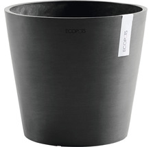 Ghiveci Ecopots Amsterdam cu sistem de irigare plastic Ø 40 cm H 35 cm gri închis