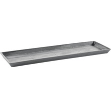 Farfurie Ecopots Bruges plastic 57,5x19,5x2,5 cm gri