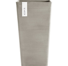 Ghiveci Ecopots Rotterdam plastic 31x31x56 cm nisipiu
